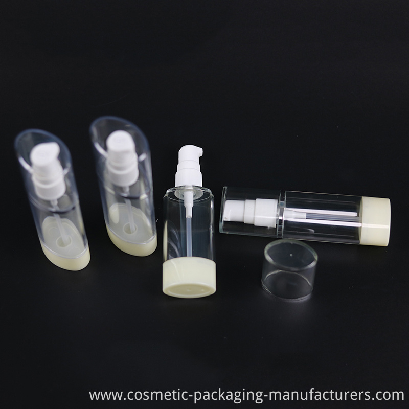 Plastic Lotion Bottle and Airless Cosmetic Pump Bottle (NAB27)